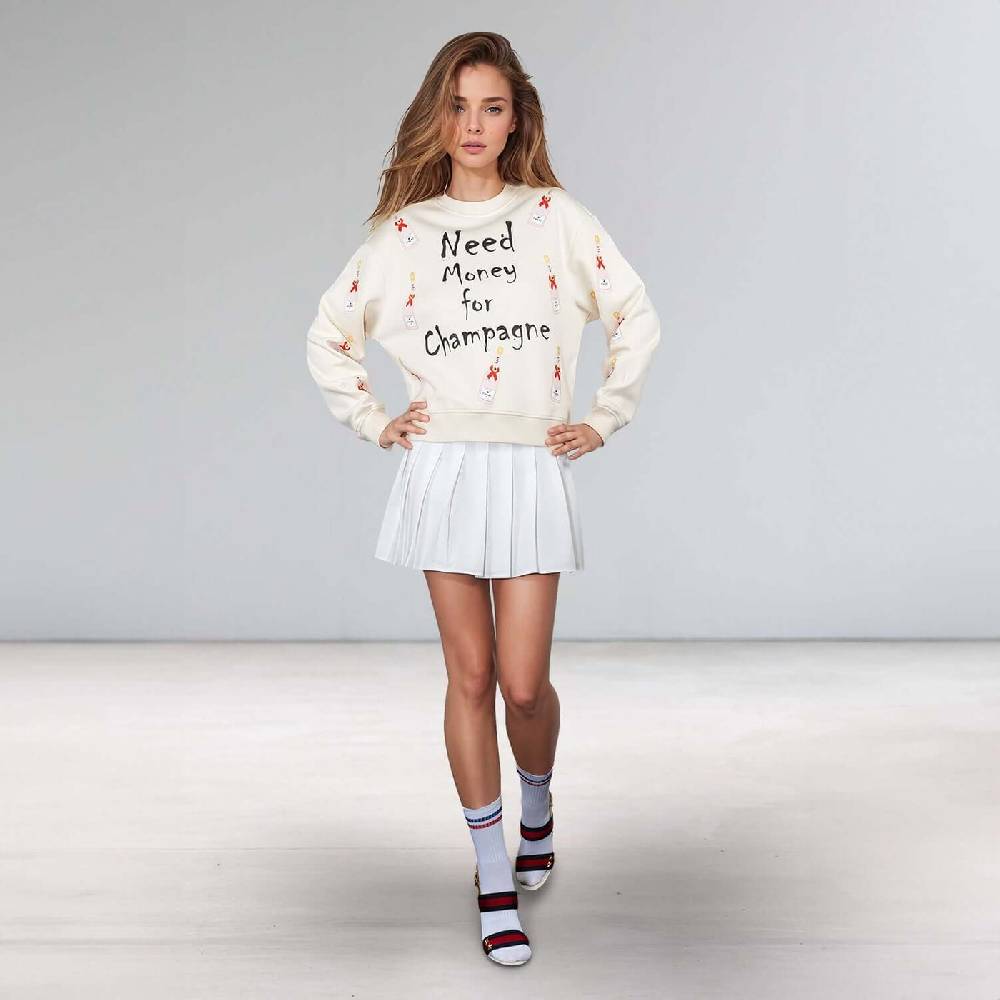 NIL+MON Sweatshirt "Champagne Girl" Rabatt