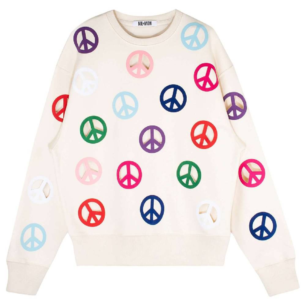 NIL+MON Oversize Sweat "Peace" Günstig kaufen