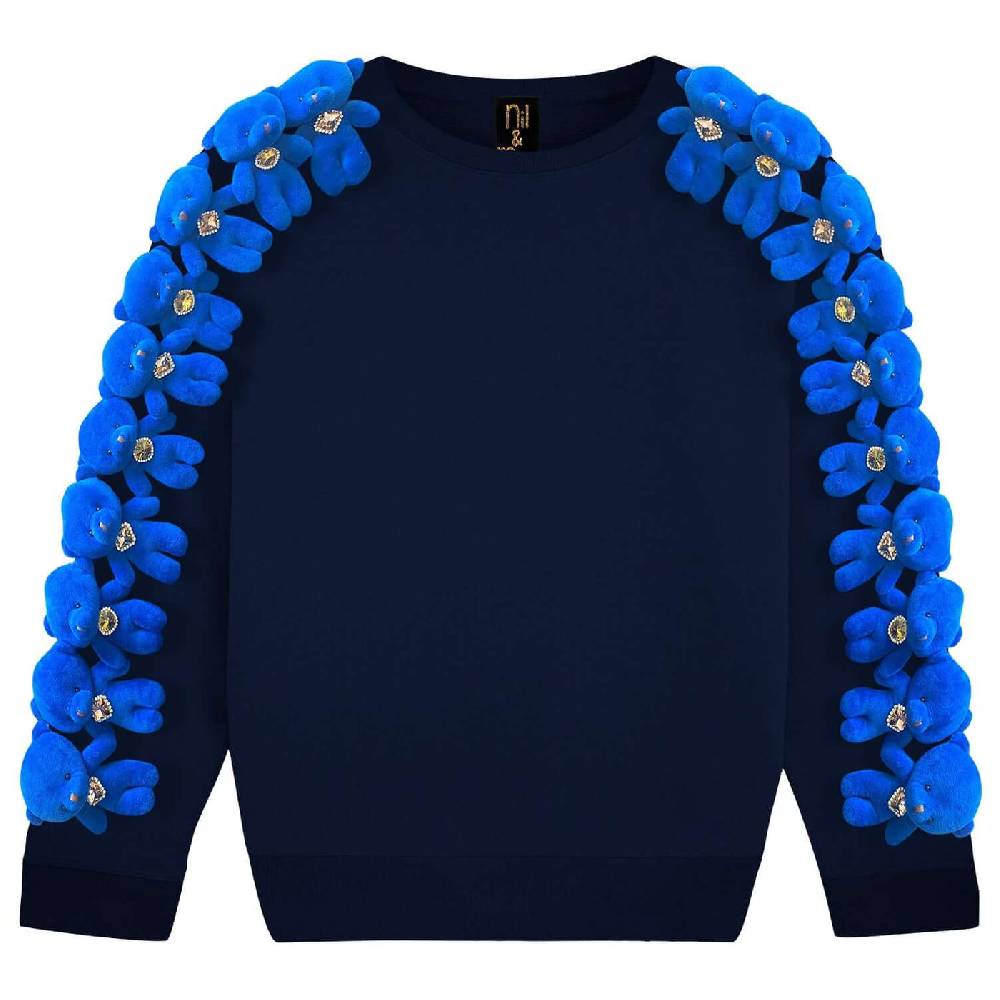 NIL+MON Sweatshirt "Diamond Bear" Neueste Mode