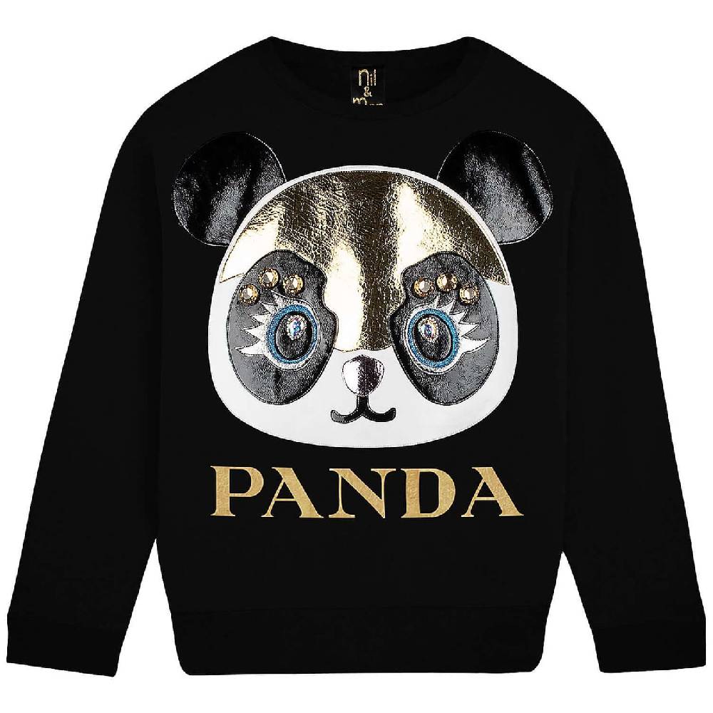 NIL+MON Sweatshirt "Panda" Online Outlet