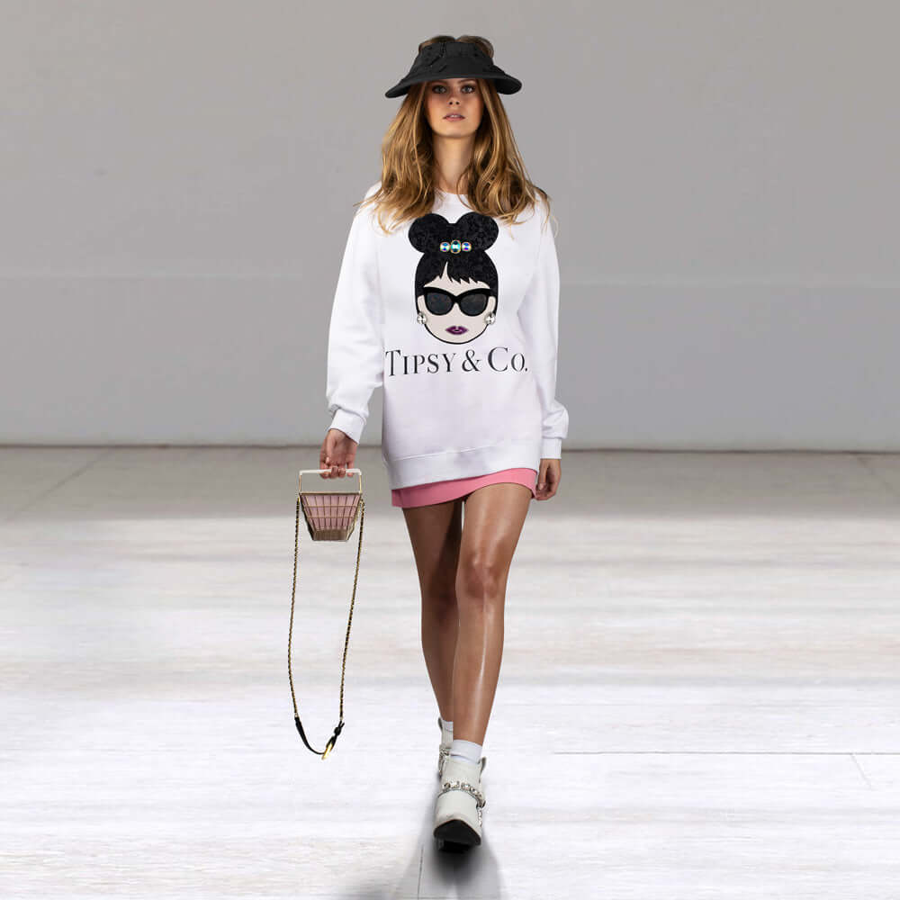 NIL+MON Sweatshirt "Tipsy" Große Rabatte