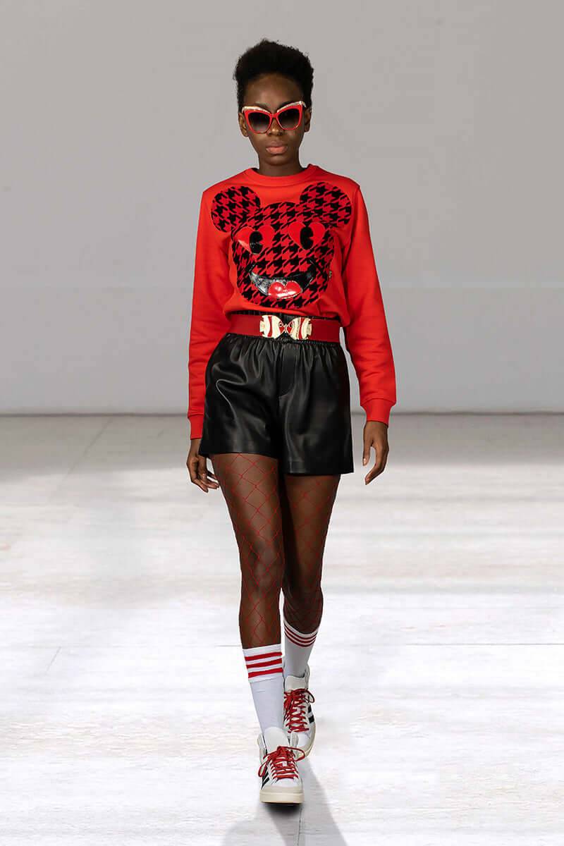NIL+MON Sweatshirt "Chess" - black Sonderangebote