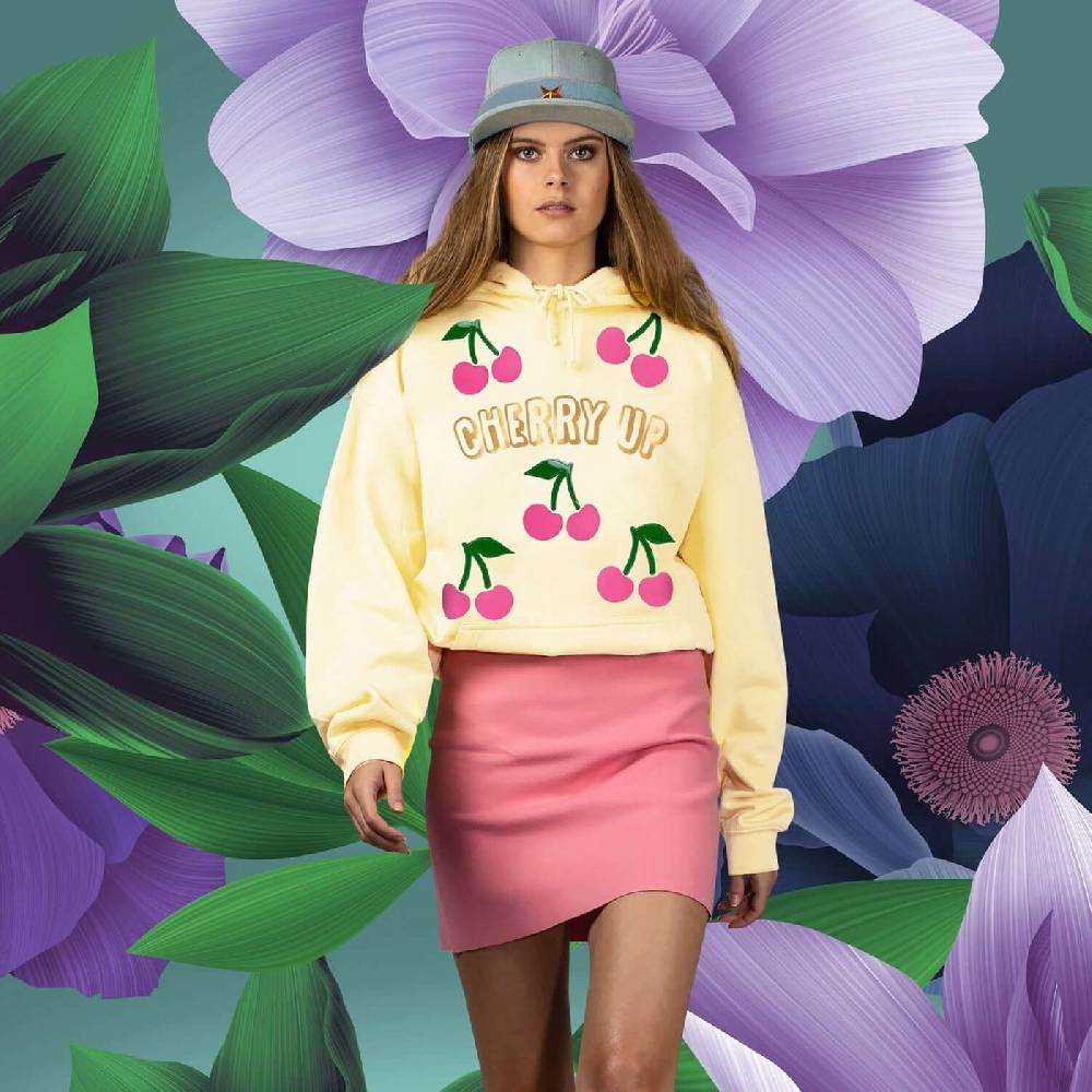 NIL+MON Hoodie "Cherry Up" Zeitbegrenzte Promotion