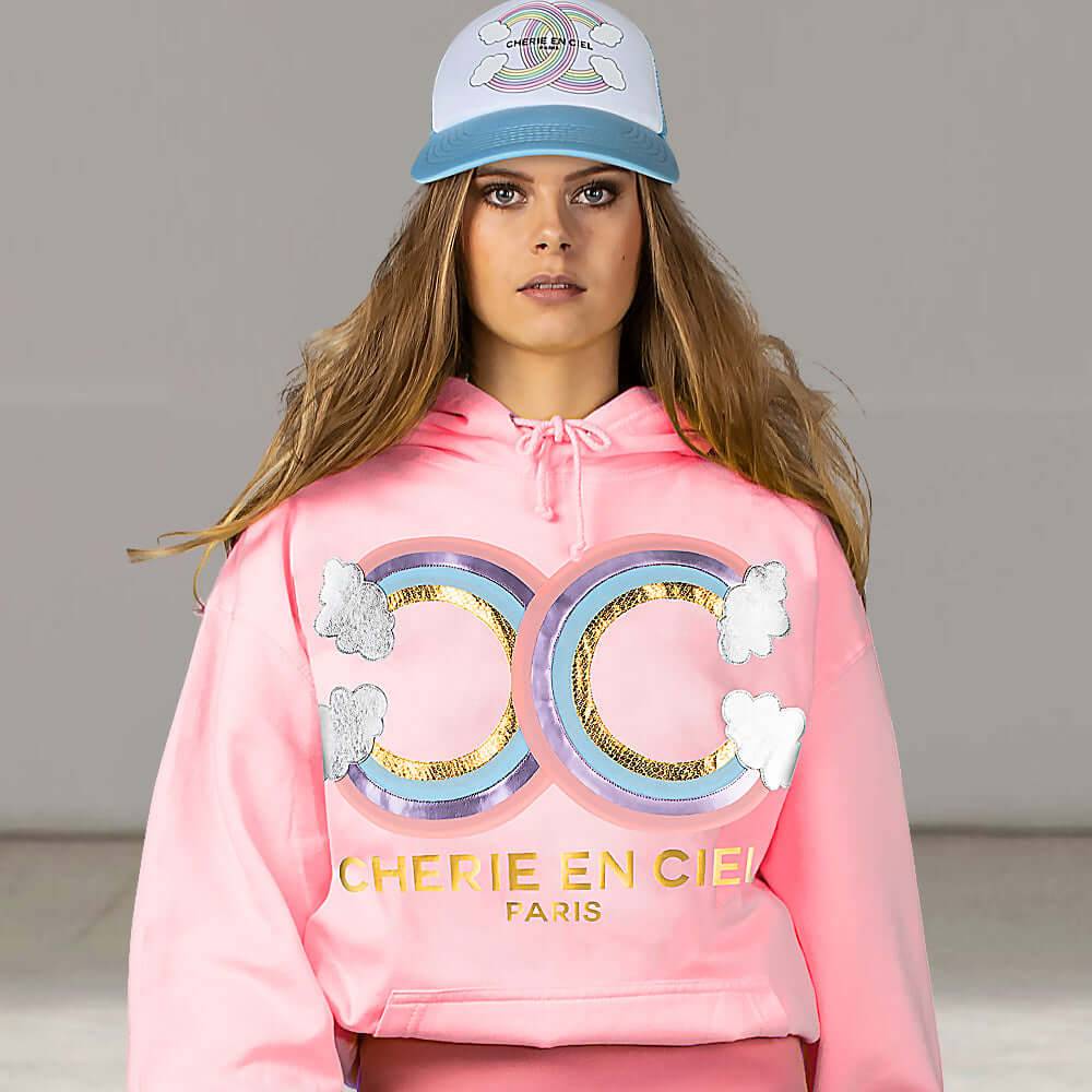 NIL+MON Hoodie "Cherie en Ciel" Vierteljährliche Förderung