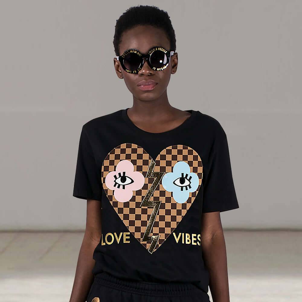 NIL+MON T-Shirt "Love Vibes" Riesige Rabatte