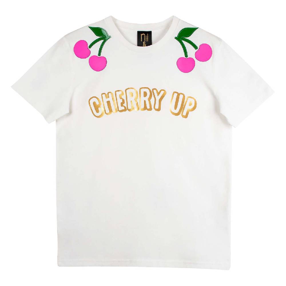 NIL+MON T-Shirt "Cherry Up" 50% Rabatt mit kostenlosem Versand