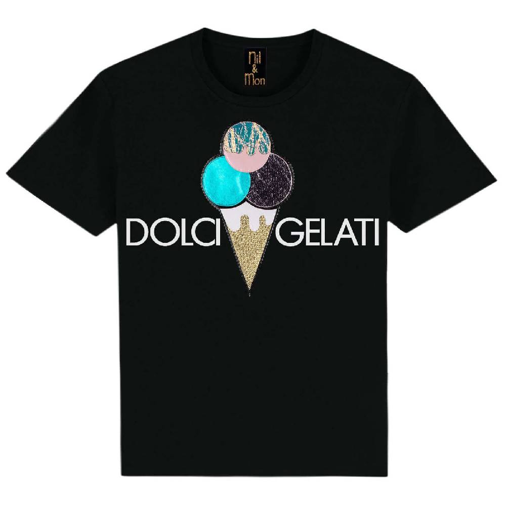 NIL+MON T-Shirt "Dolci Gelati" Kostenloser Versand international