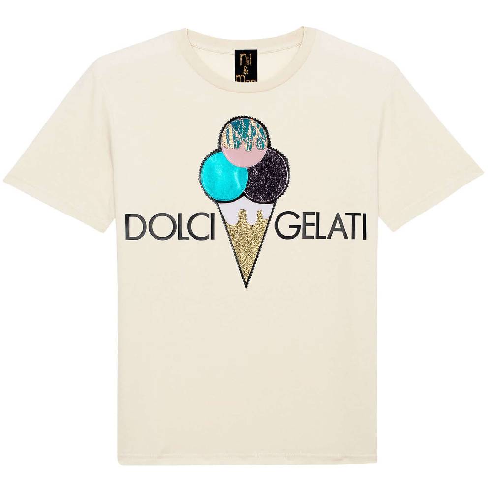 NIL+MON T-Shirt "Dolci Gelati" Kostenloser Versand international