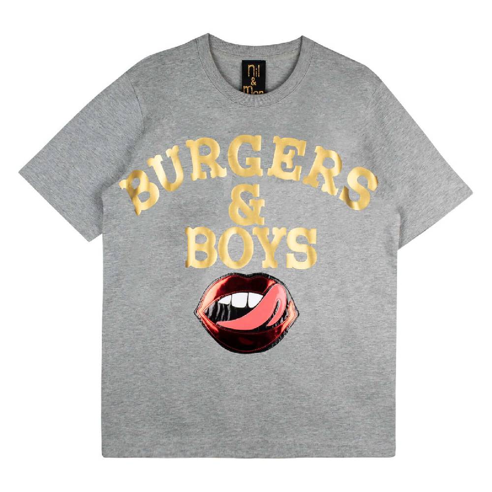 NIL+MON Oversize Tee "Boys & B." Großer Ausverkauf