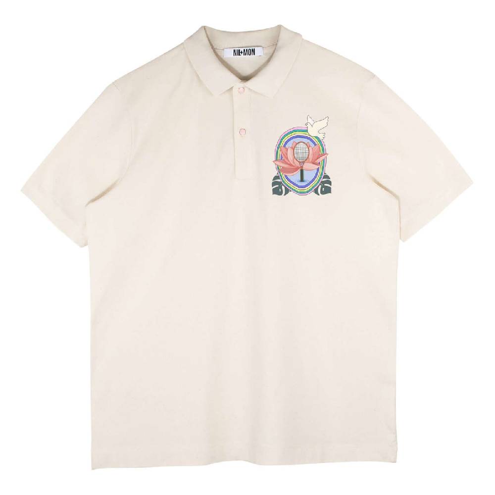 NIL+MON Polo Shirt "Dove" Top Angebot