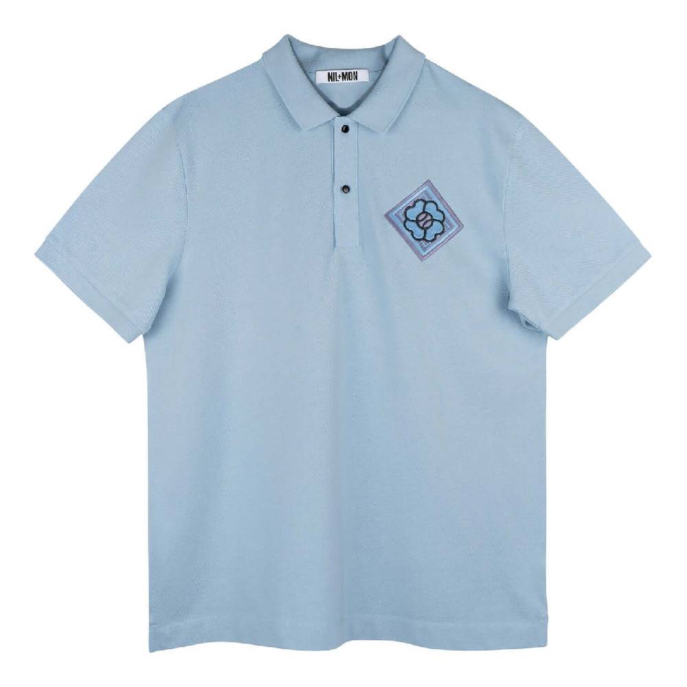 NIL+MON Polo Shirt "Clover Blue" Wochenangebot