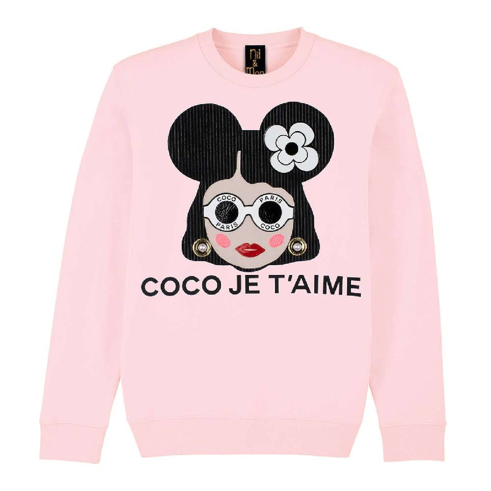 NIL+MON Sweatshirt "Coco Je" Online