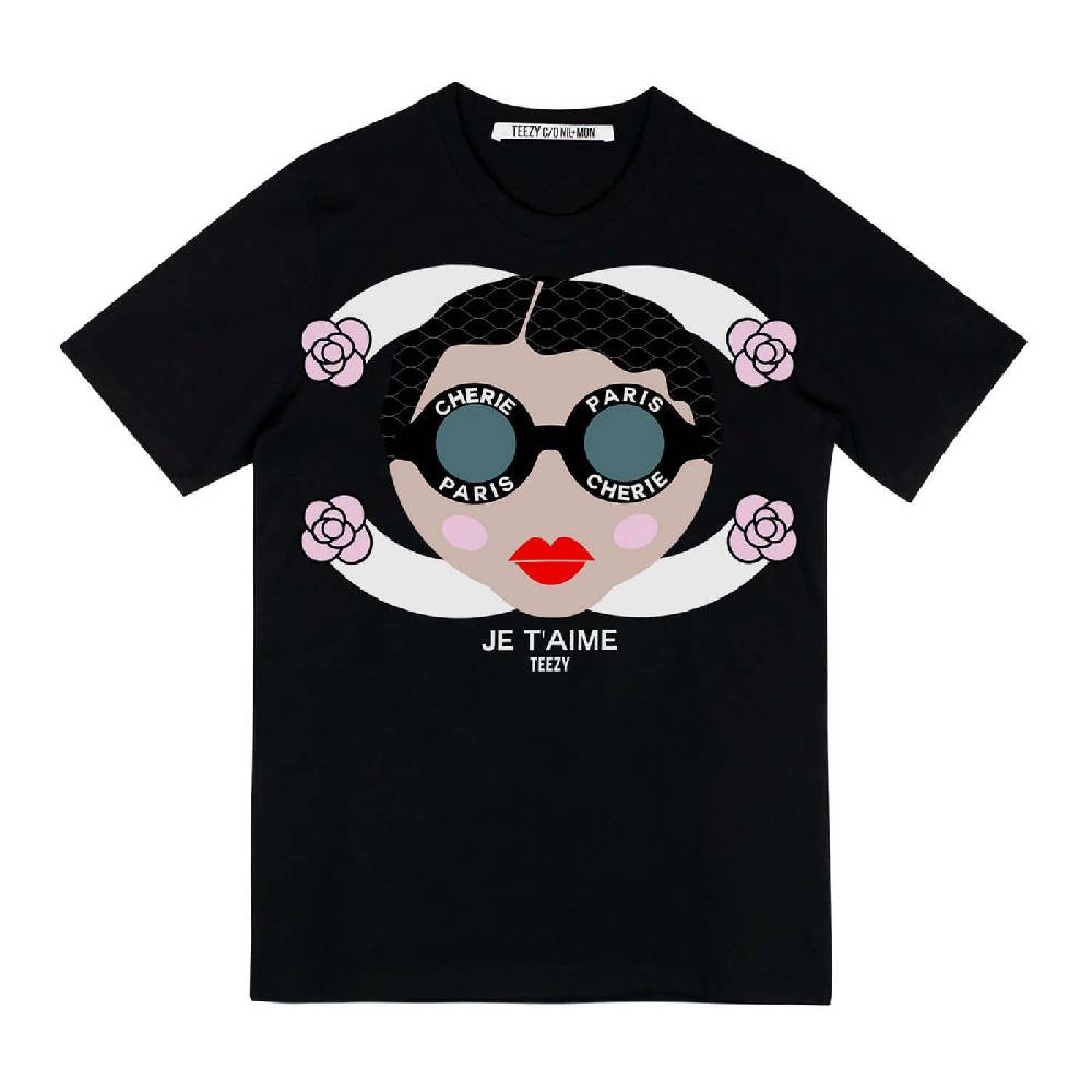 NIL+MON T-Shirt "TZ Je t'aime" Kostenloser Versand