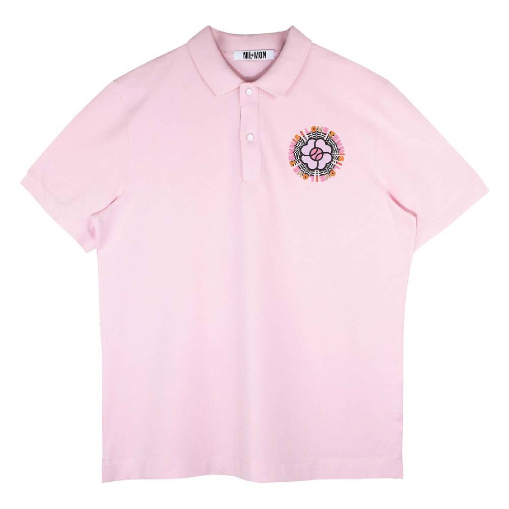 NIL+MON Polo Shirt "Circle Rose" Sonderangebote
