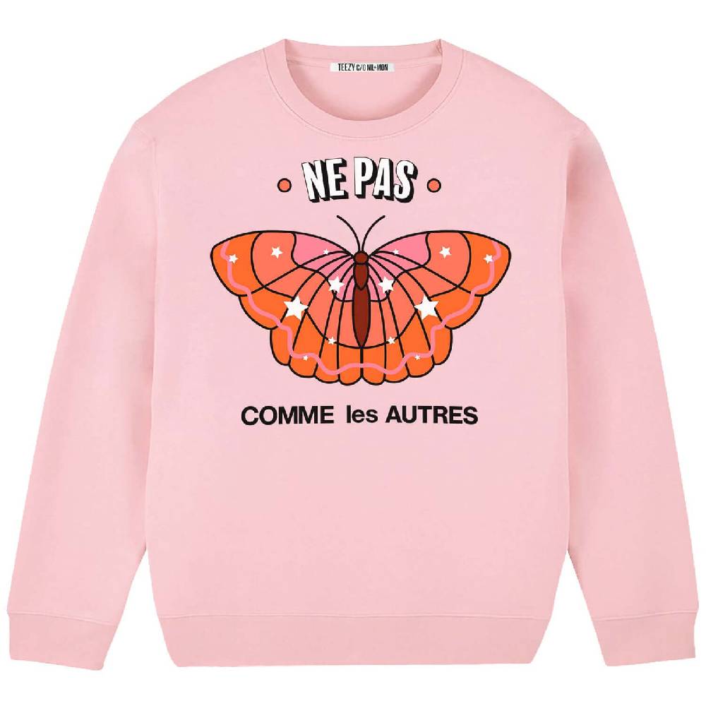 NIL+MON Sweatshirt "TZ Ne Pas Red" Black Friday Preise