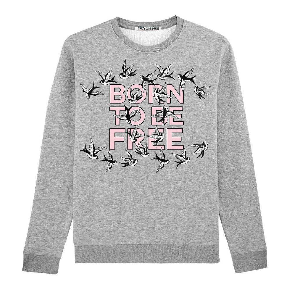 NIL+MON Sweatshirt "TZ Free Rose" Bis zu 65% Rabatt