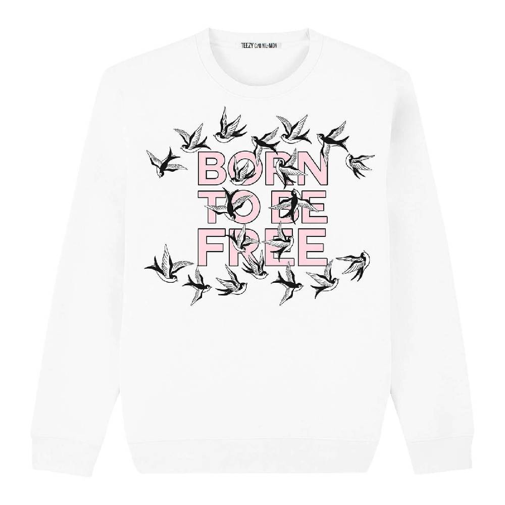 NIL+MON Sweatshirt "TZ Free Rose" Bis zu 65% Rabatt