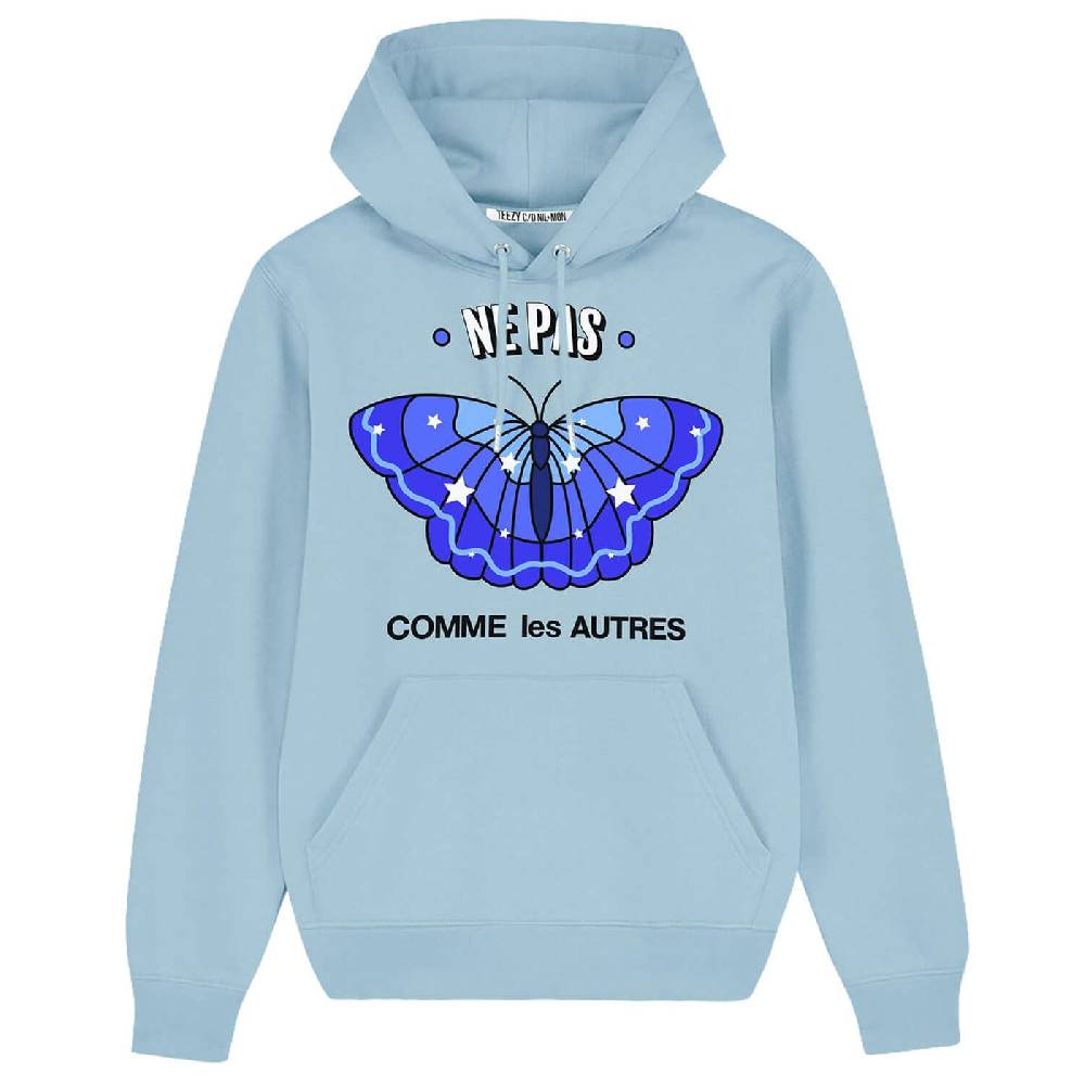 NIL+MON Hoodie "TZ Ne Pas Blue" Rabatte dieses Monats