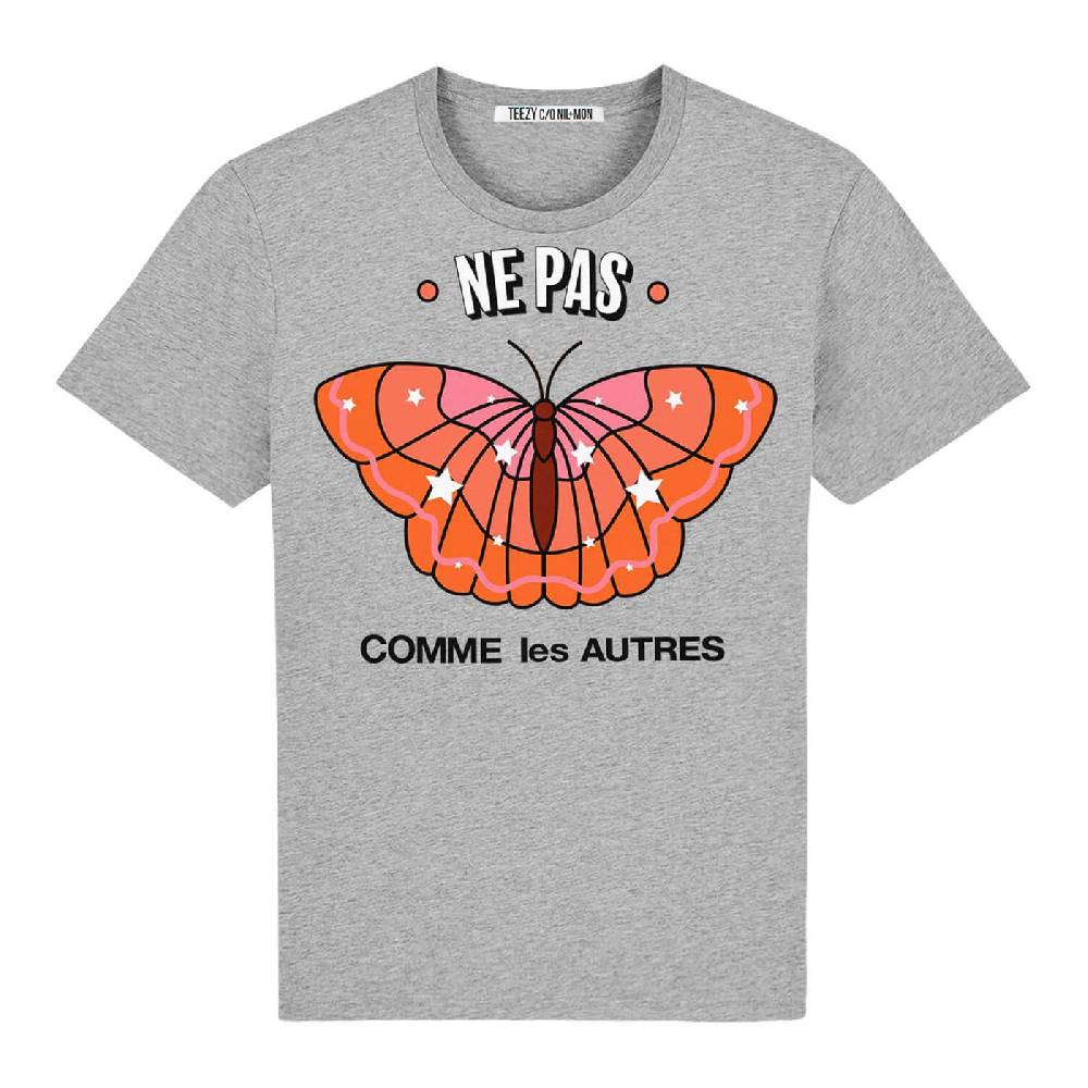 NIL+MON T-Shirt "TZ Ne Pas Red" Outlet