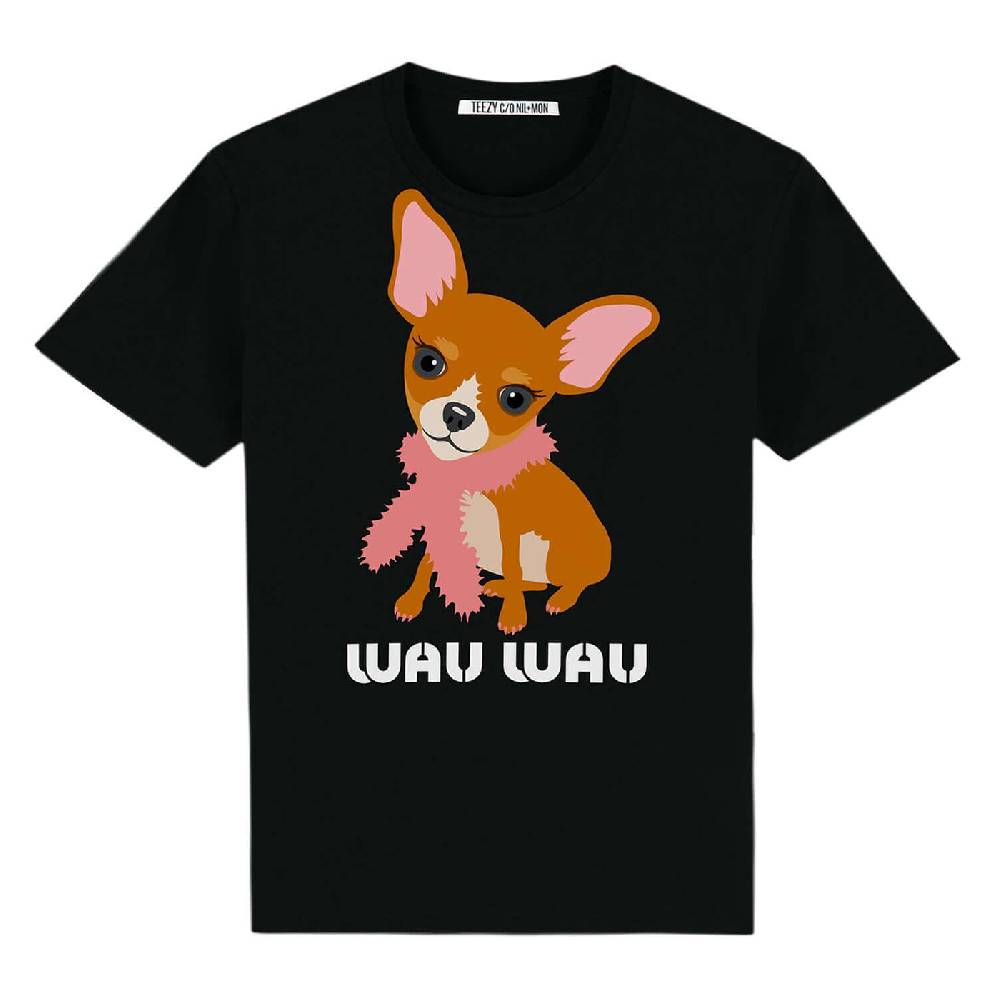 NIL+MON T-Shirt "TZ Wau Brown" 50% Rabatt mit kostenlosem Versand