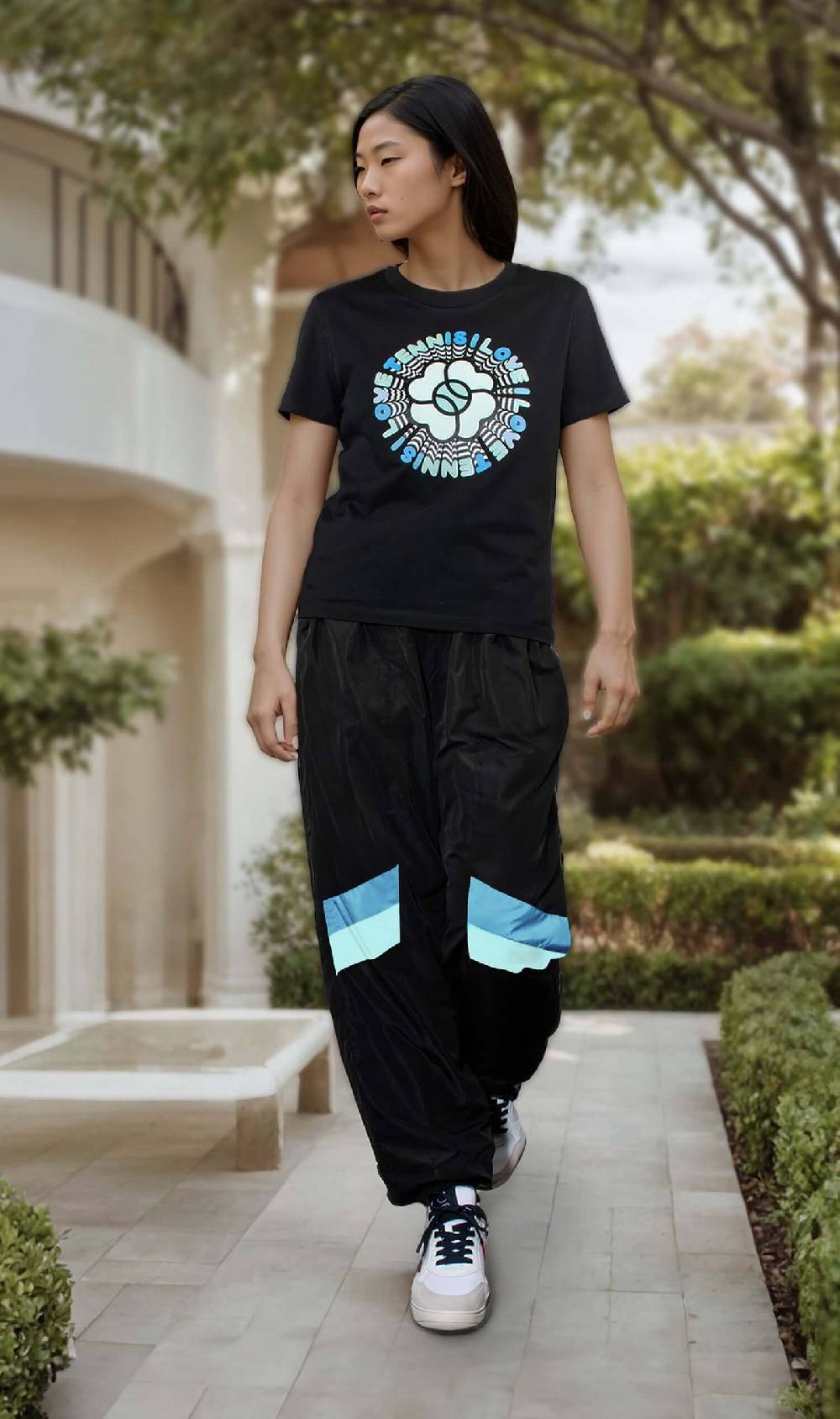 NIL+MON T-Shirt "Circle Blue" Zeitlich begrenztes Angebot