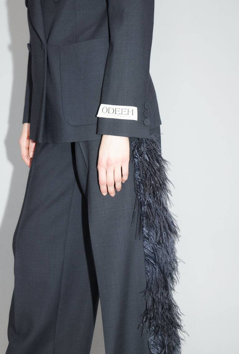 Odeeh Struct. Tropical Blazer, Slate Letzte 3 Tage