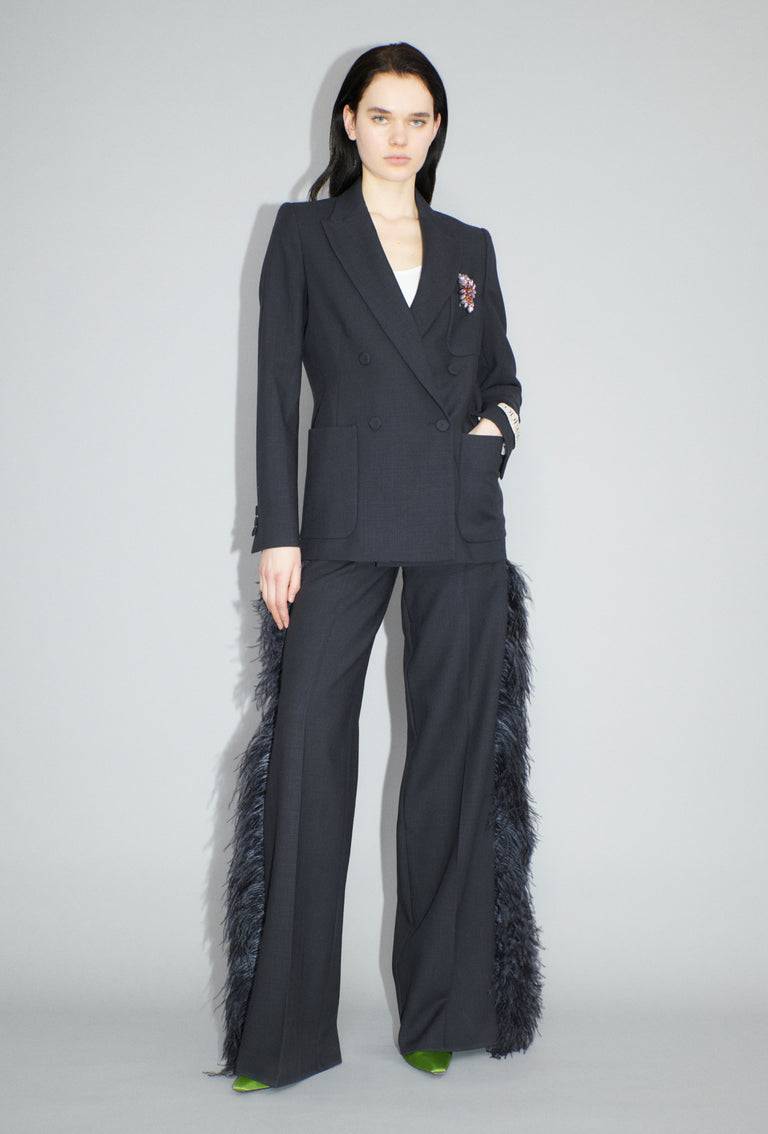 Odeeh Struct. Tropical Blazer, Slate Letzte 3 Tage