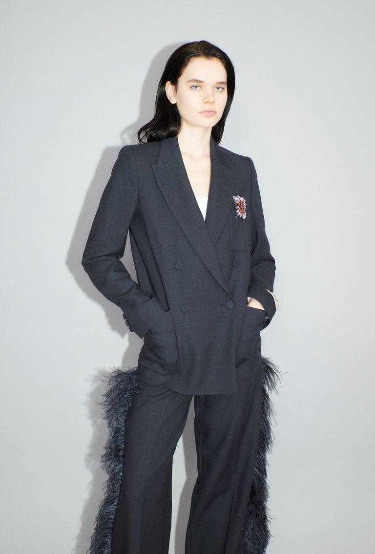 Odeeh Struct. Tropical Blazer, Slate Letzte 3 Tage
