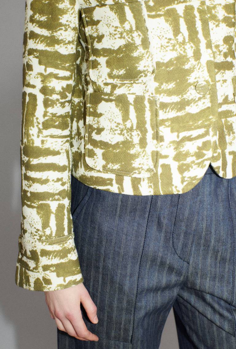 Odeeh Blow-Up Texture Jacke, Goldolive Letzte 2 Tage