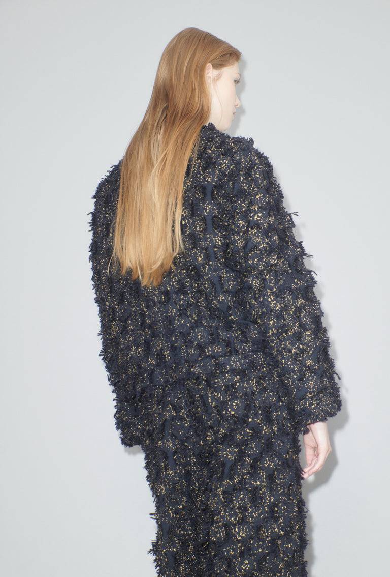 Odeeh Gold Sprinkled Fringes Jacke, Midnight Zeitbegrenzte Promotion