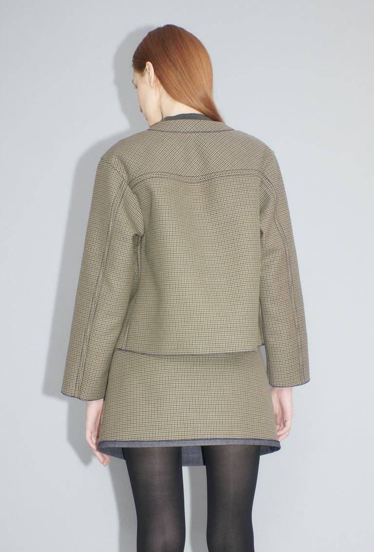 Odeeh Bounded Denim Jacke, Khaki Bis zu 55% Rabatt