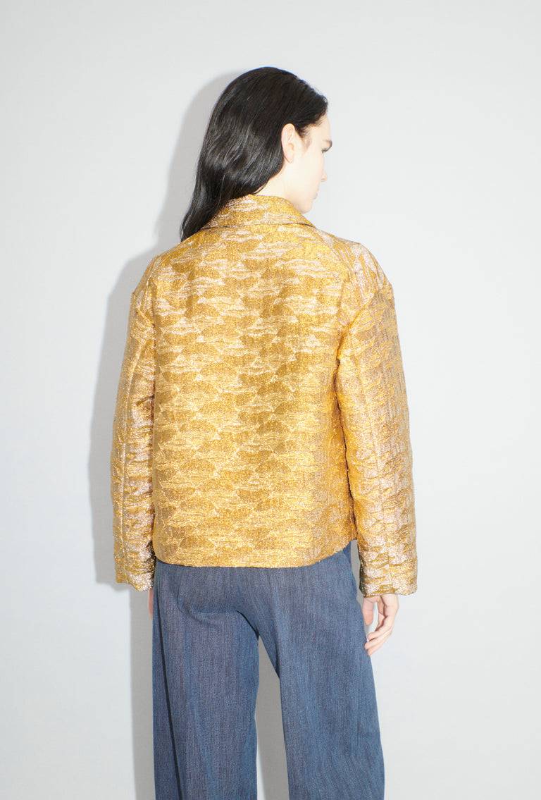 Odeeh Golden Flood Jacke, Gold Super Rabatt