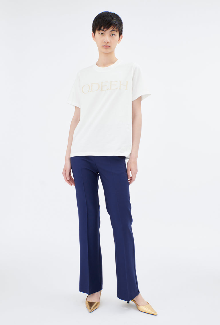 Odeeh Soft Wool Gabardine Hose, Ink Günstiger Verkauf