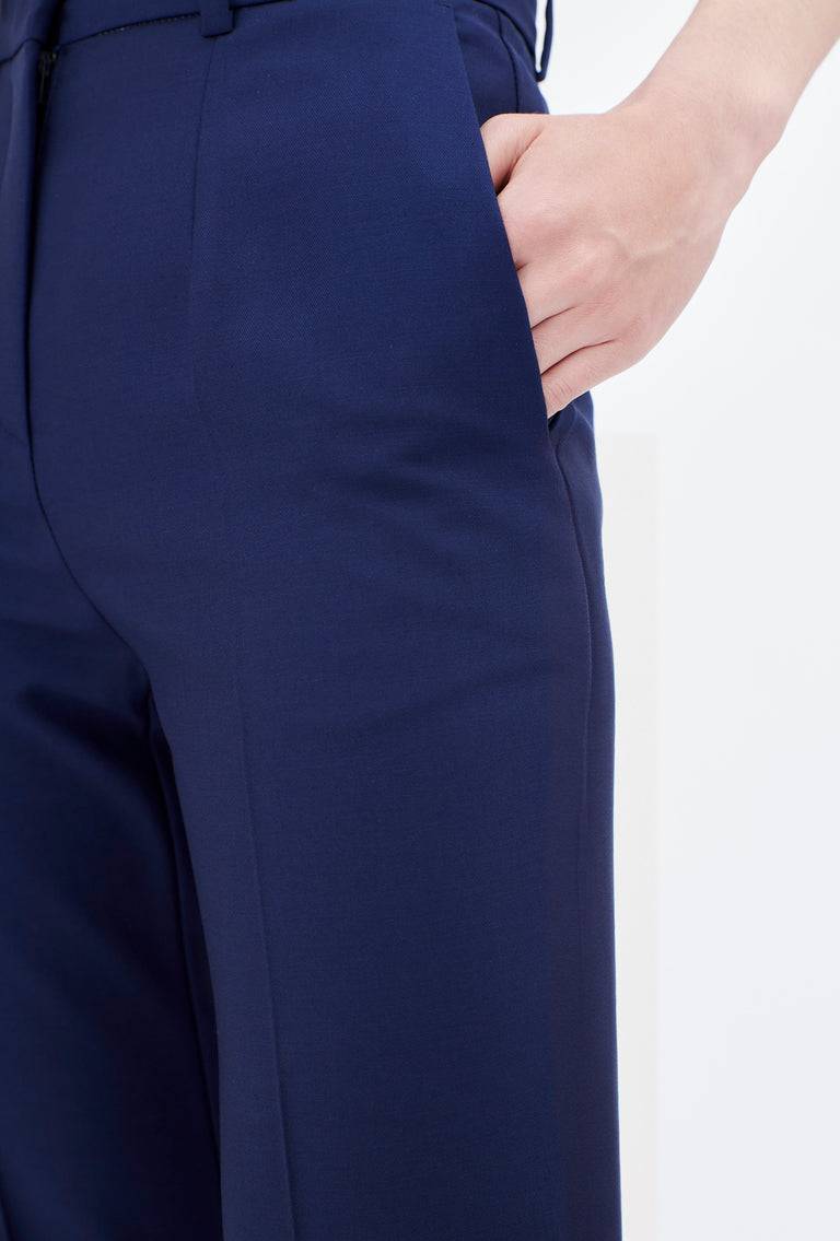 Odeeh Soft Wool Gabardine Hose, Ink Günstiger Verkauf