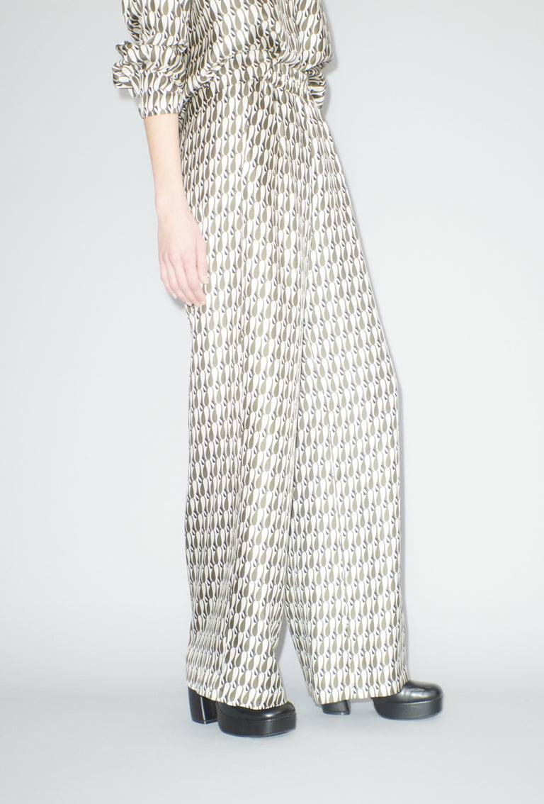 Odeeh Abstract Penguins Hose, Brown Olive Fabrikpreis