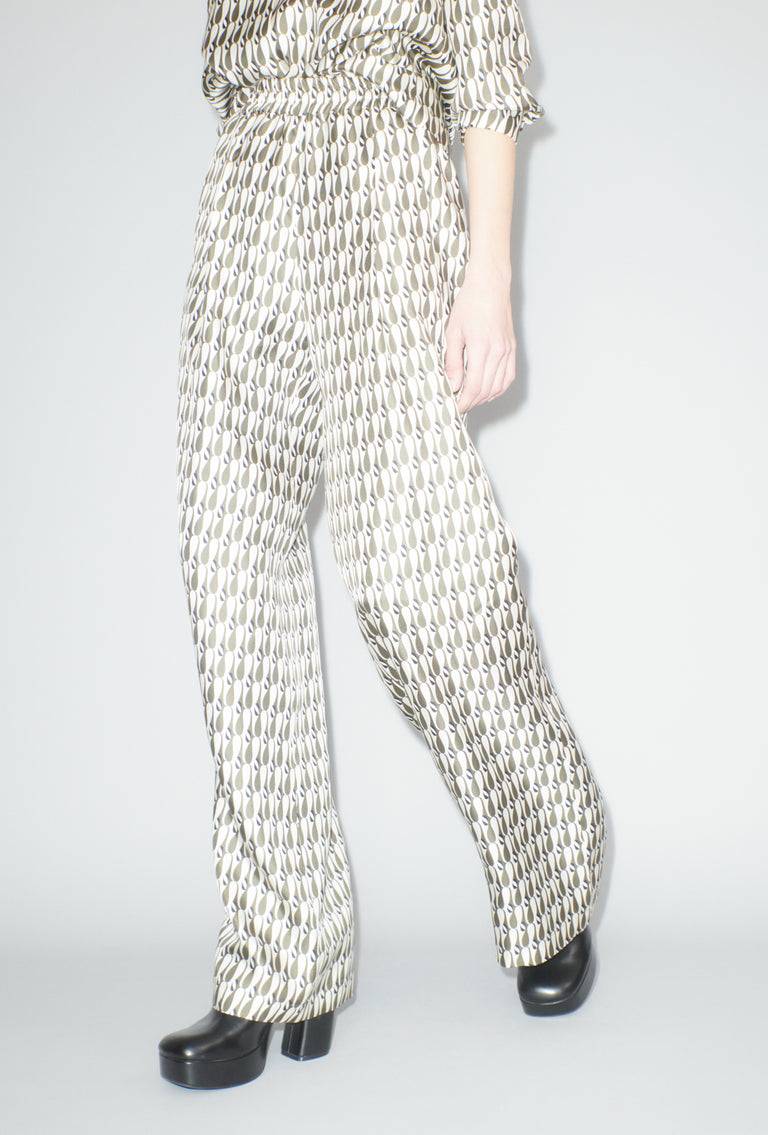 Odeeh Abstract Penguins Hose, Brown Olive Fabrikpreis
