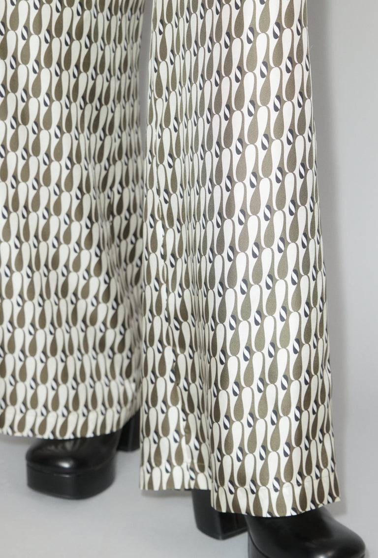 Odeeh Abstract Penguins Hose, Brown Olive Fabrikpreis