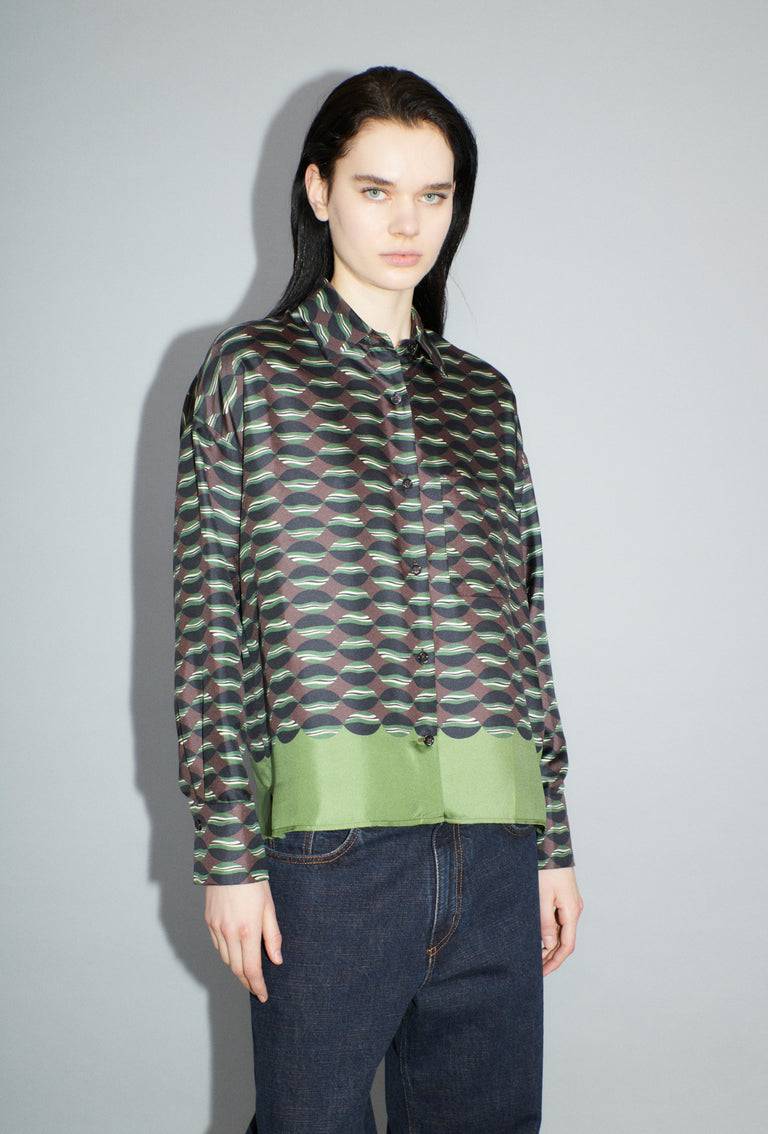 Odeeh Floating Objects Bluse, Myrrh Saisonschlussverkauf