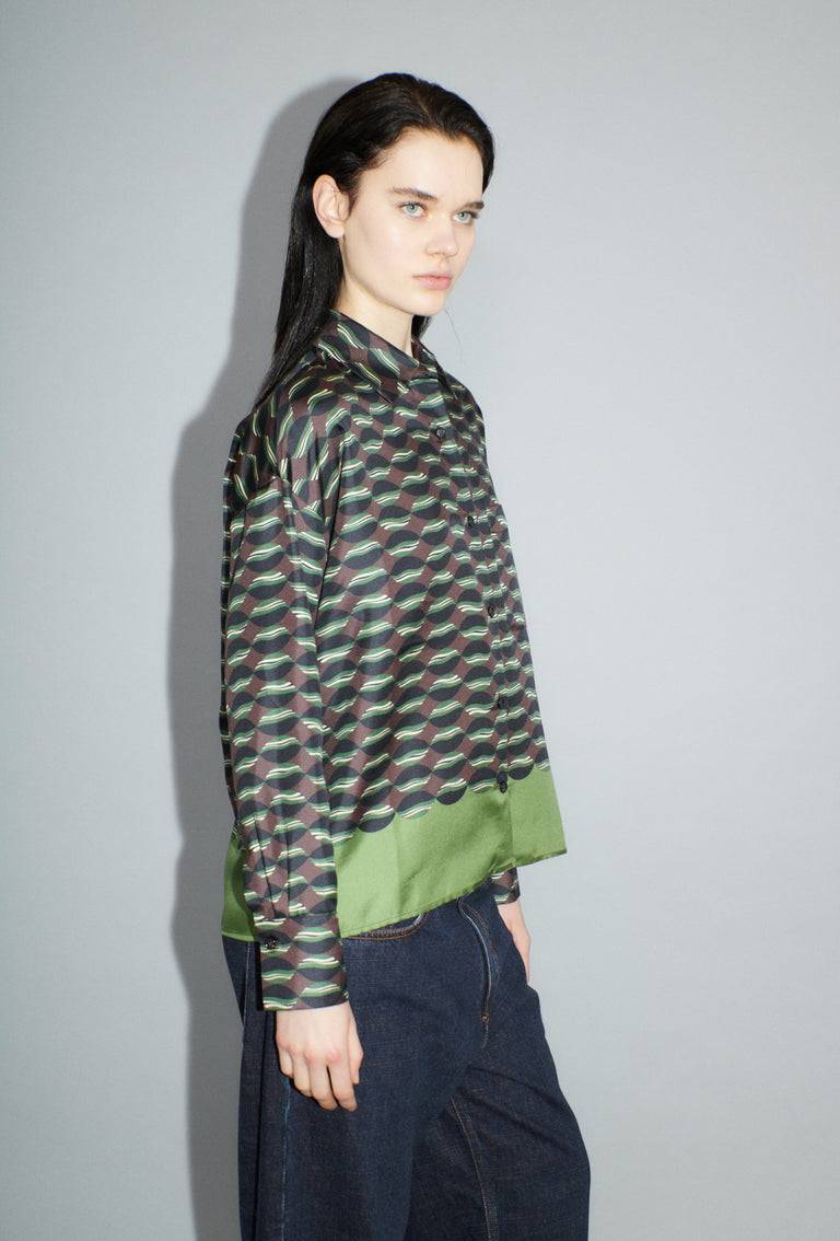 Odeeh Floating Objects Bluse, Myrrh Saisonschlussverkauf