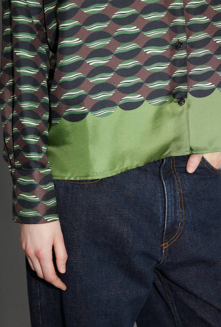 Odeeh Floating Objects Bluse, Myrrh Saisonschlussverkauf