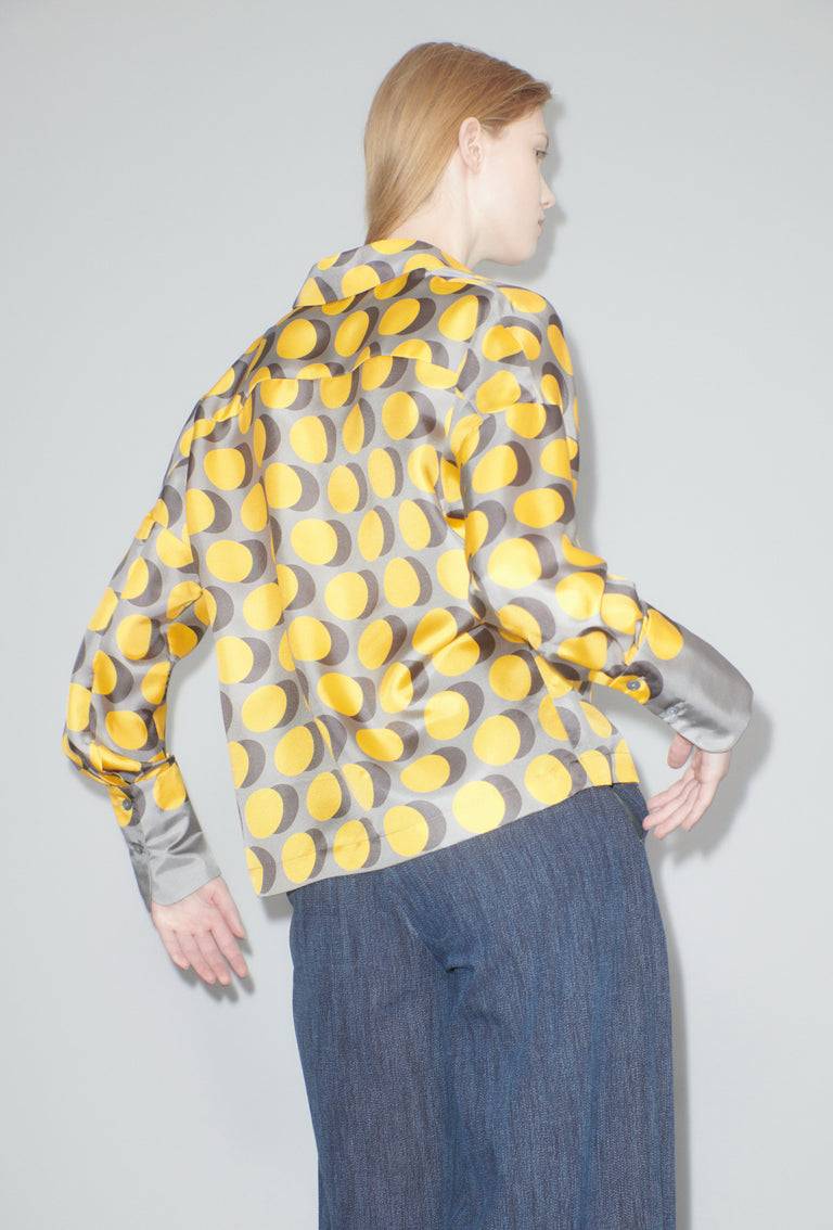 Odeeh Double Dot Bluse, Golden Yellow Weihnachtsangebot