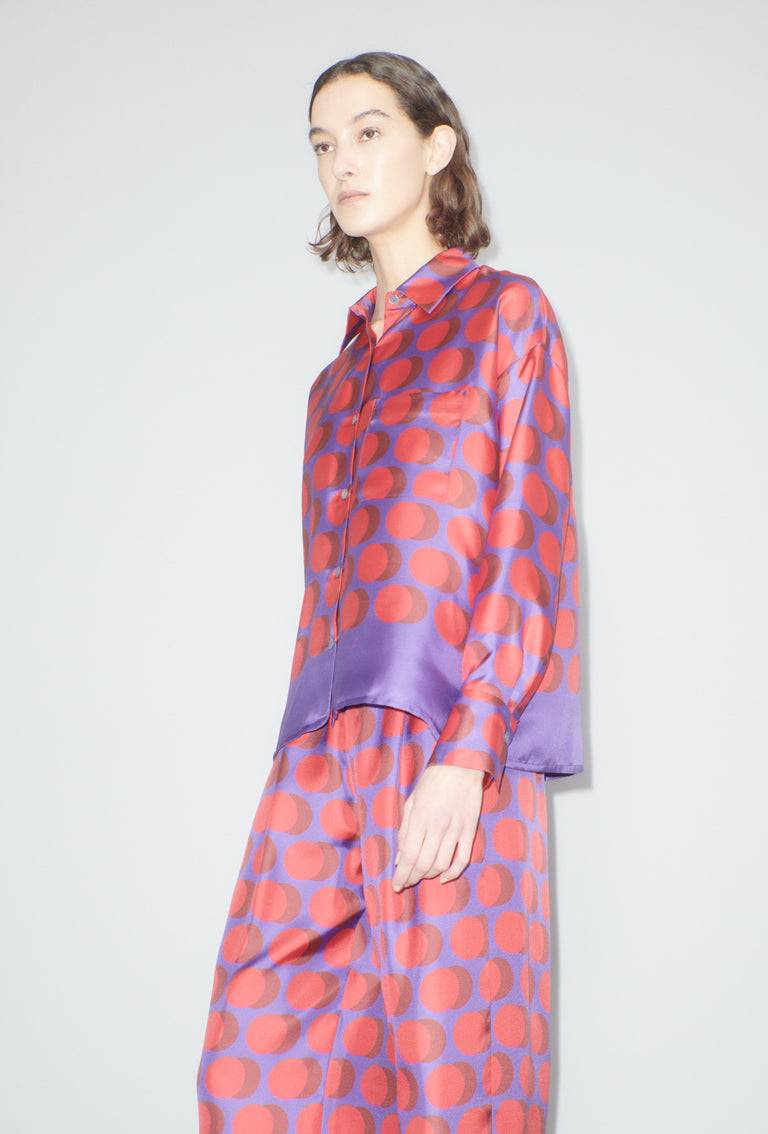 Odeeh Double Dot Bluse, Lipstick Osterangebot