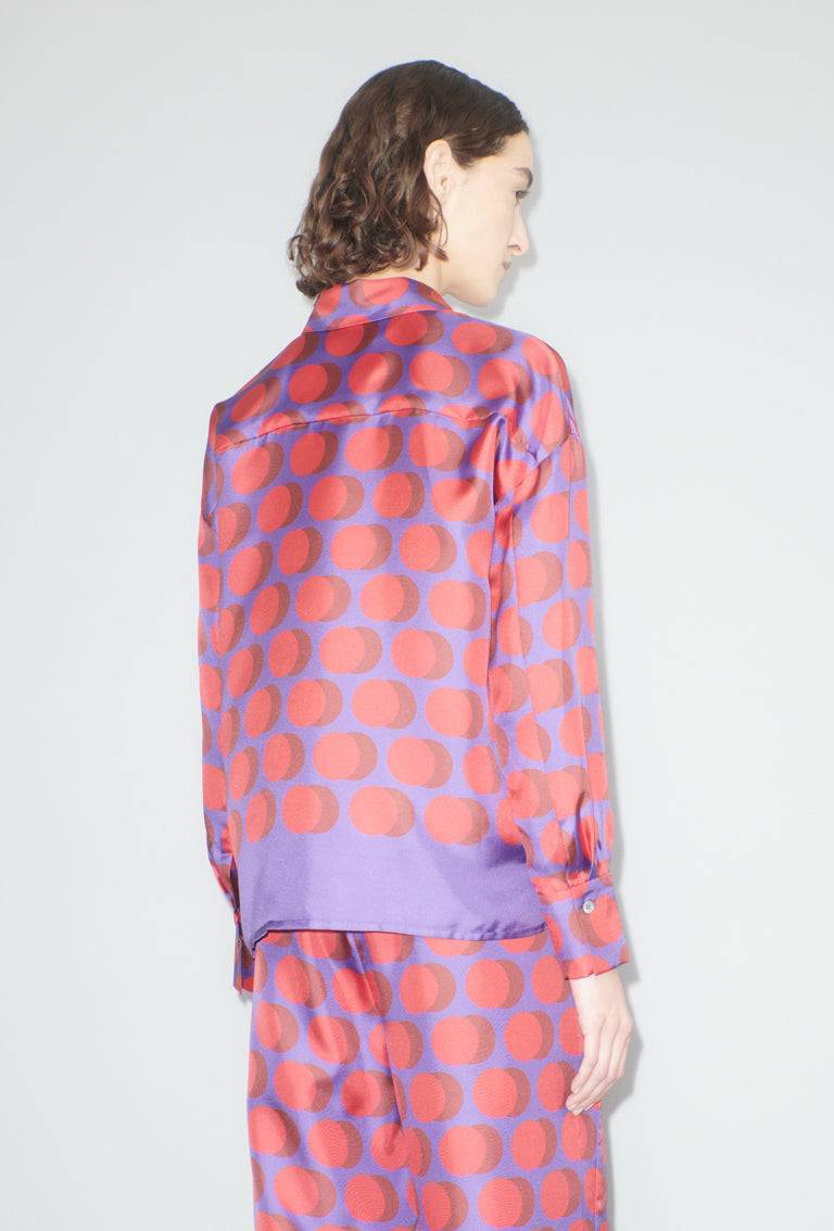 Odeeh Double Dot Bluse, Lipstick Osterangebot
