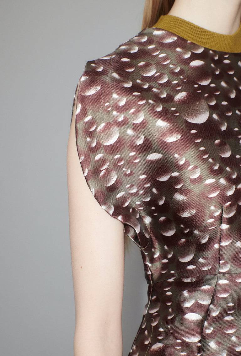 Odeeh Glass Bubbles Top, Aubergine Valentinstagsangebot