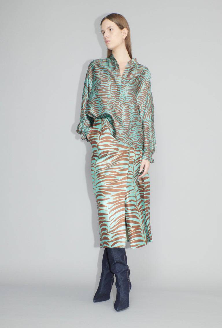 Odeeh Op-Art Tree Bluse, Shellac Top Angebot