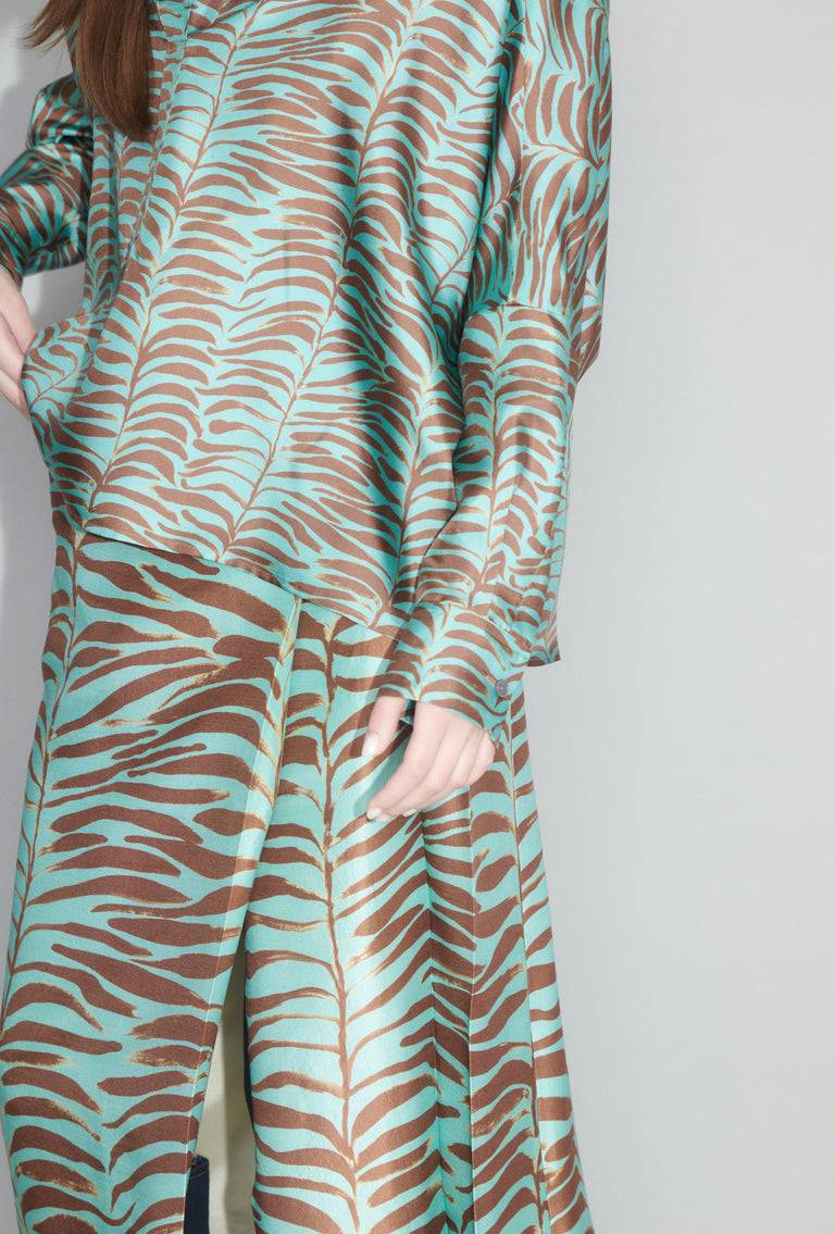 Odeeh Op-Art Tree Bluse, Shellac Top Angebot