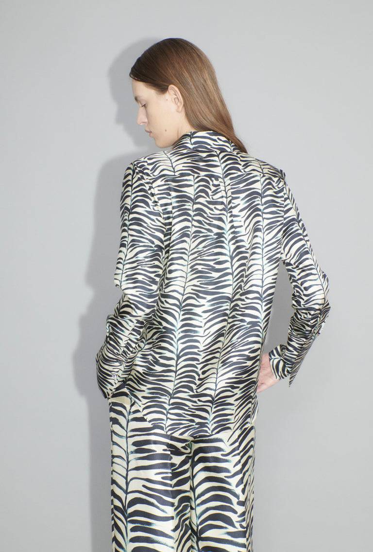Odeeh Op-Art Tree Bluse, Black White Online Outlet