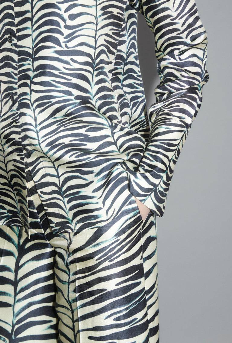 Odeeh Op-Art Tree Bluse, Black White Online Outlet