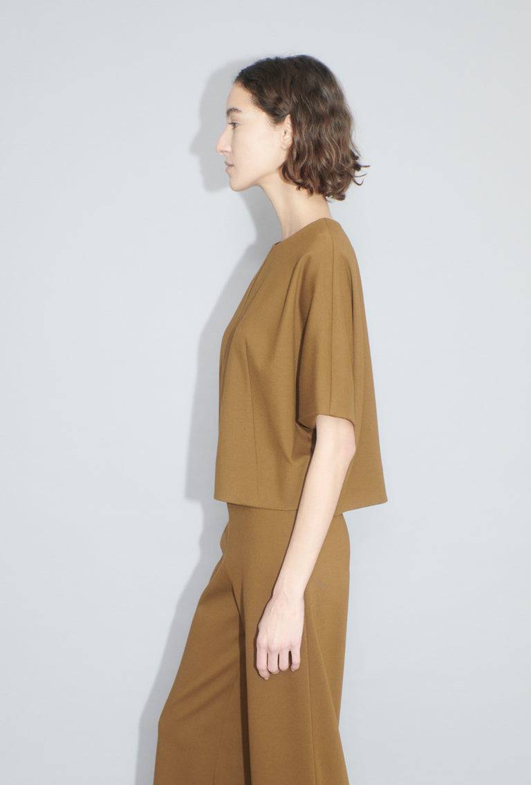 Odeeh Compact Jersey Shirt, Cognac Saisonale Angebote