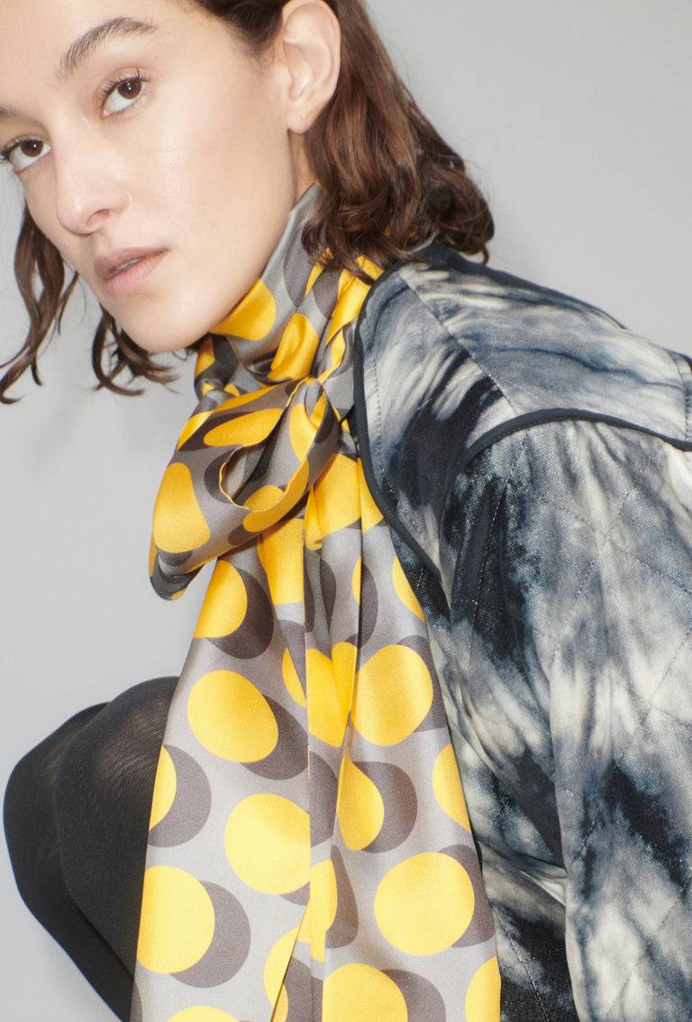 Odeeh Double Dot Schal, Golden Yellow Wochenangebot